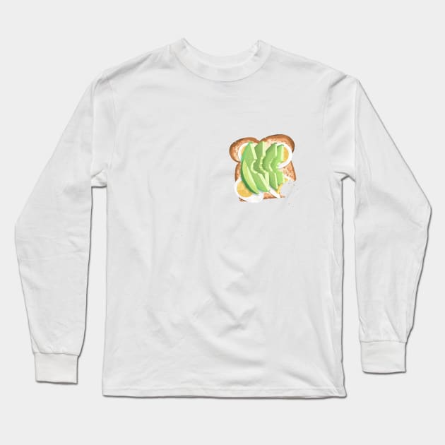 Avocado on Toast Long Sleeve T-Shirt by NicholasKennedy